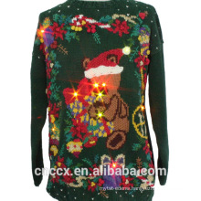 14STC8060 2016 hot lighted christmas sweater with LED lights